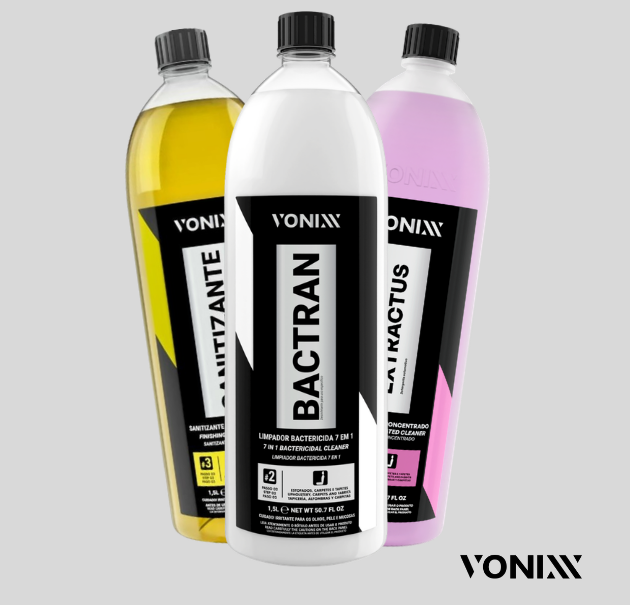 Sistema VSC Vonixx - kit Bactran, Extractus y Sanitizante para interiores